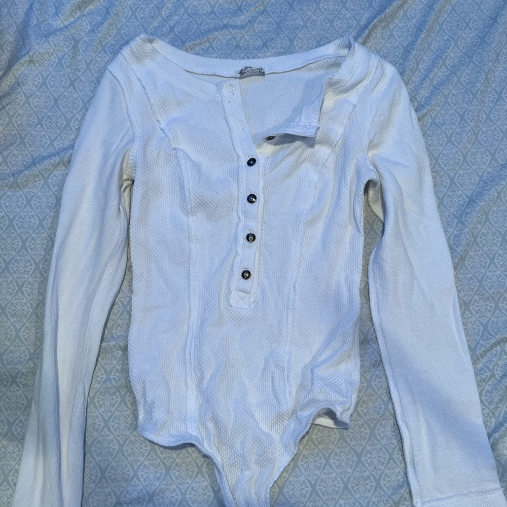 Free people white bodysuit